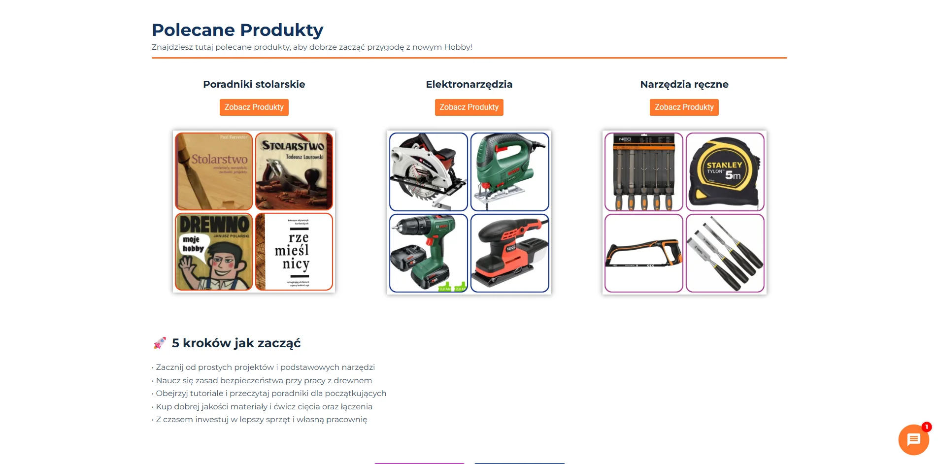 Zrzut ekranu projektu Portal hobbystyczny Hobbysfera
