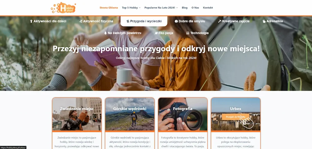 Realizacja Portalu Hobbystycznego